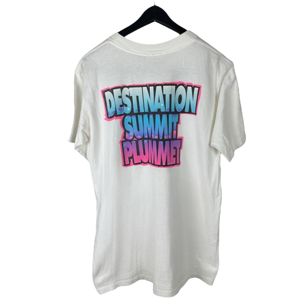 Vintage 90s RARE Blizzard Beach Destination Summit Plummet Theme Shirt Size L